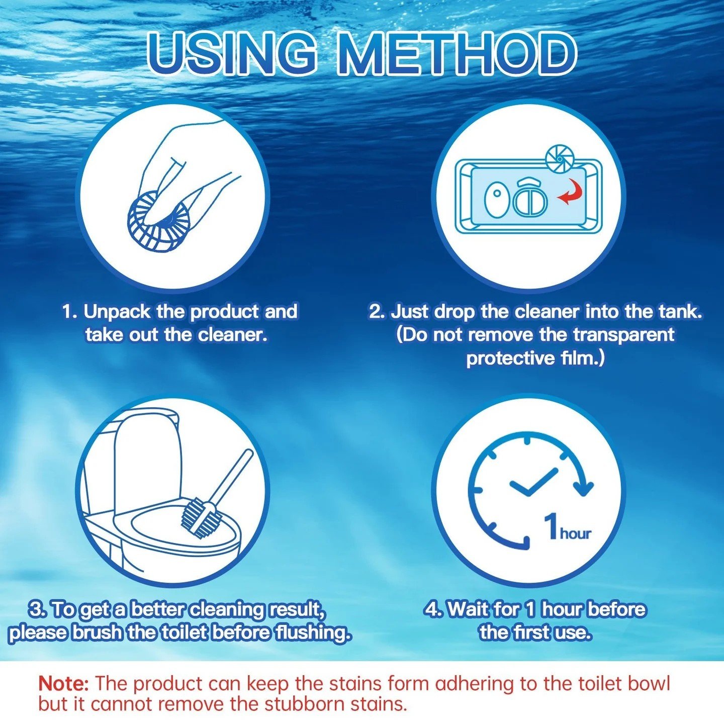 Toilet Cleaner Tablets - 20 Pack - Image 7