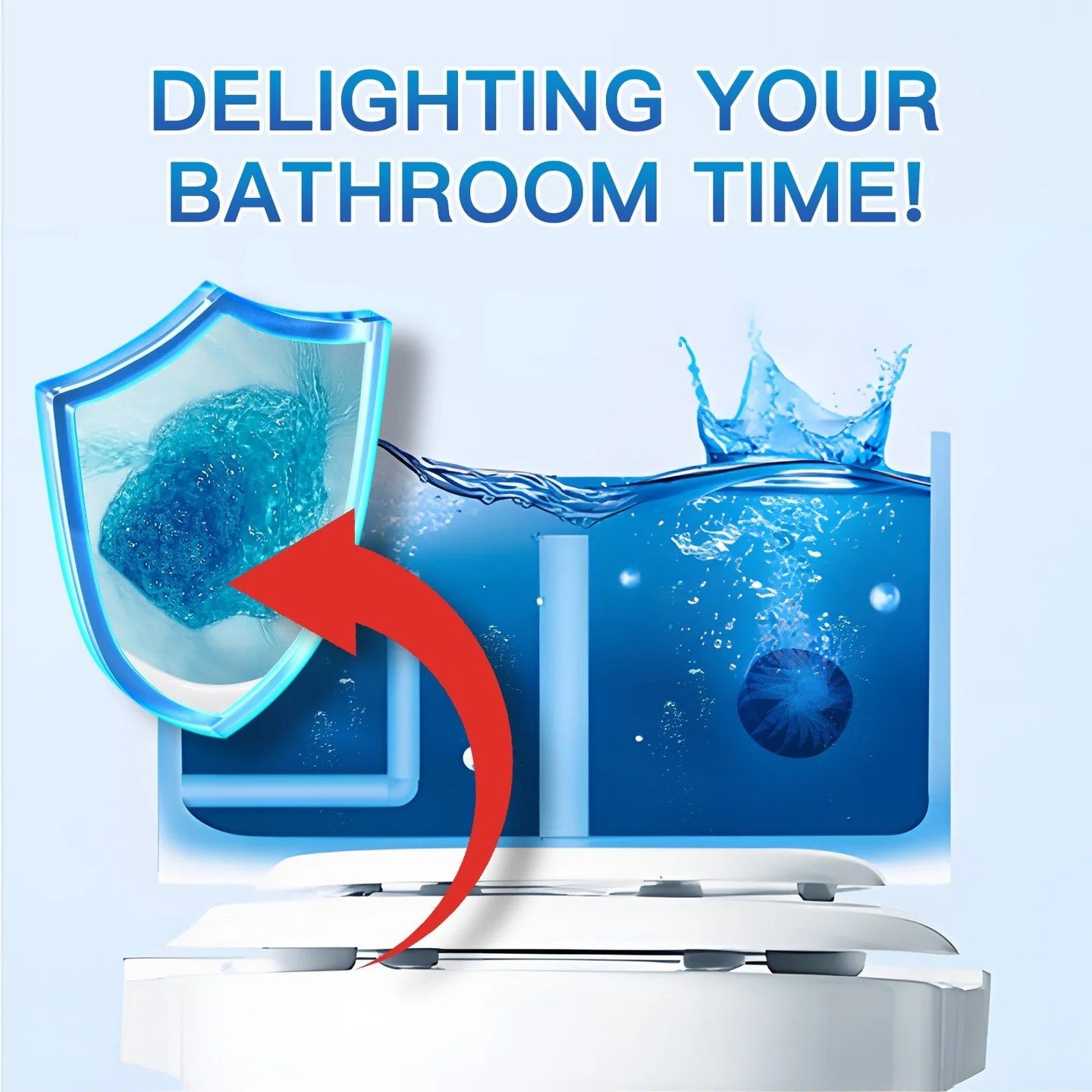 Toilet Cleaner Tablets - 20 Pack - Image 4