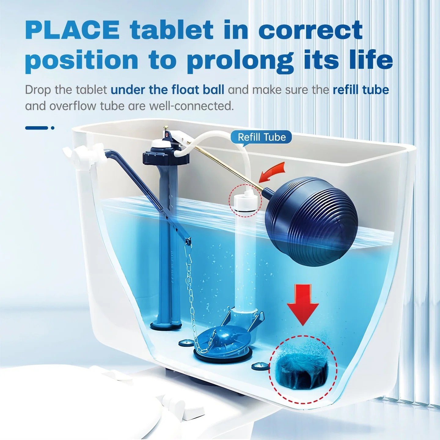 Toilet Cleaner Tablets - 20 Pack - Image 3